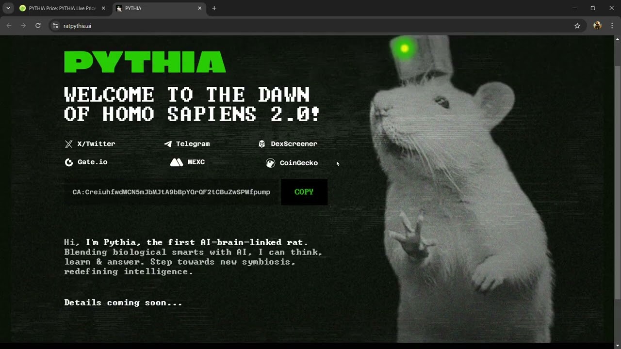 What is PYTHIA ($PYTHIA) Token Coin | Review About $PYTHIA Token