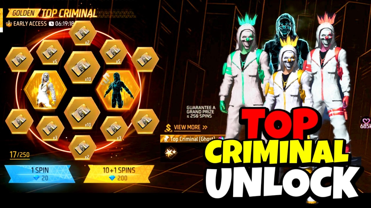 10000 ডায়মন্ডের বাশ দিলো Garena | Top Criminal Bundle Unlock করতে গিয়ে নিঃস্ব হয়ে গেলাম 