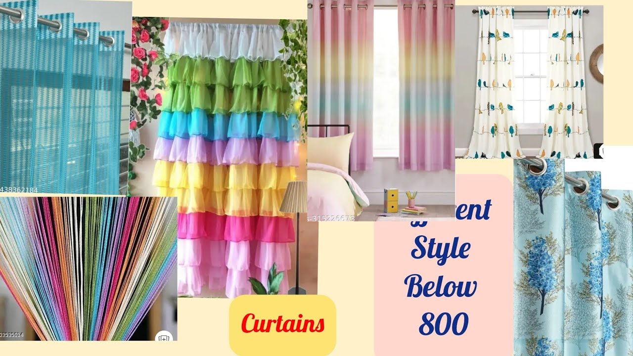 ఇంటి కోసం Different types curtains from meesho 