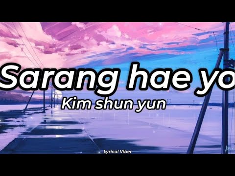 Kim Yung Sup - Sarang Hae Yo (Korean Song) Lyrics