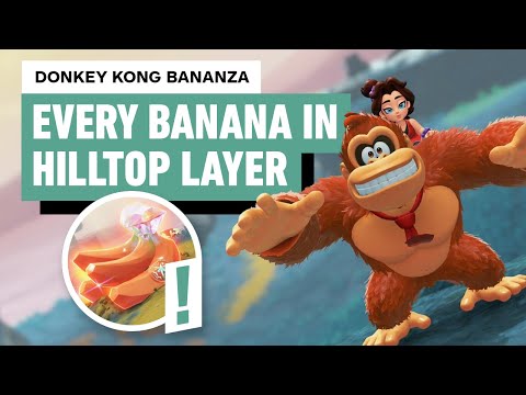 Donkey Kong Bananza: Hilltop Layer - All Banana Locations