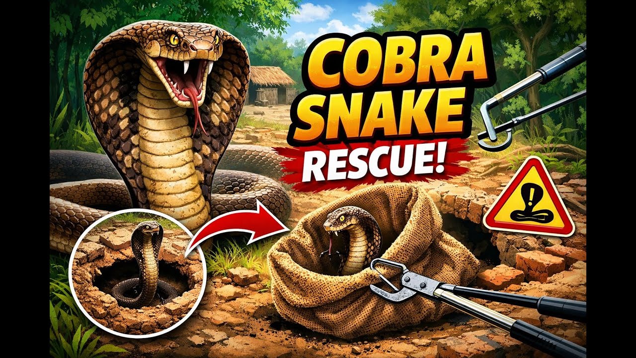 WARNING ⚠️ Venomous Cobra Hidden Here! | Village Snake Rescue || BY COBRA NGO