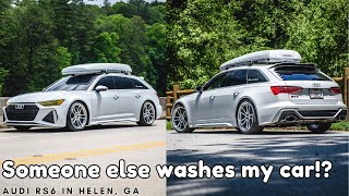 Who Is Washing My Audi RS6 at AVF 2024 in Helen, GA?