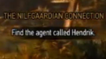 The Witcher 3 - Find the Agent Called Hendrik (The Nilfgaardian Connection)