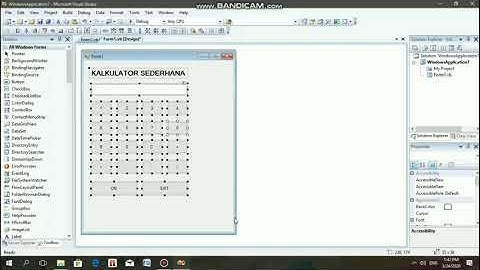 Tutorial Membuat Kalkulator Sederhana Menggunakan VB.NET
