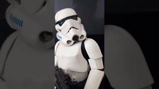 So THATS why hes a little short for a stormtrooper!