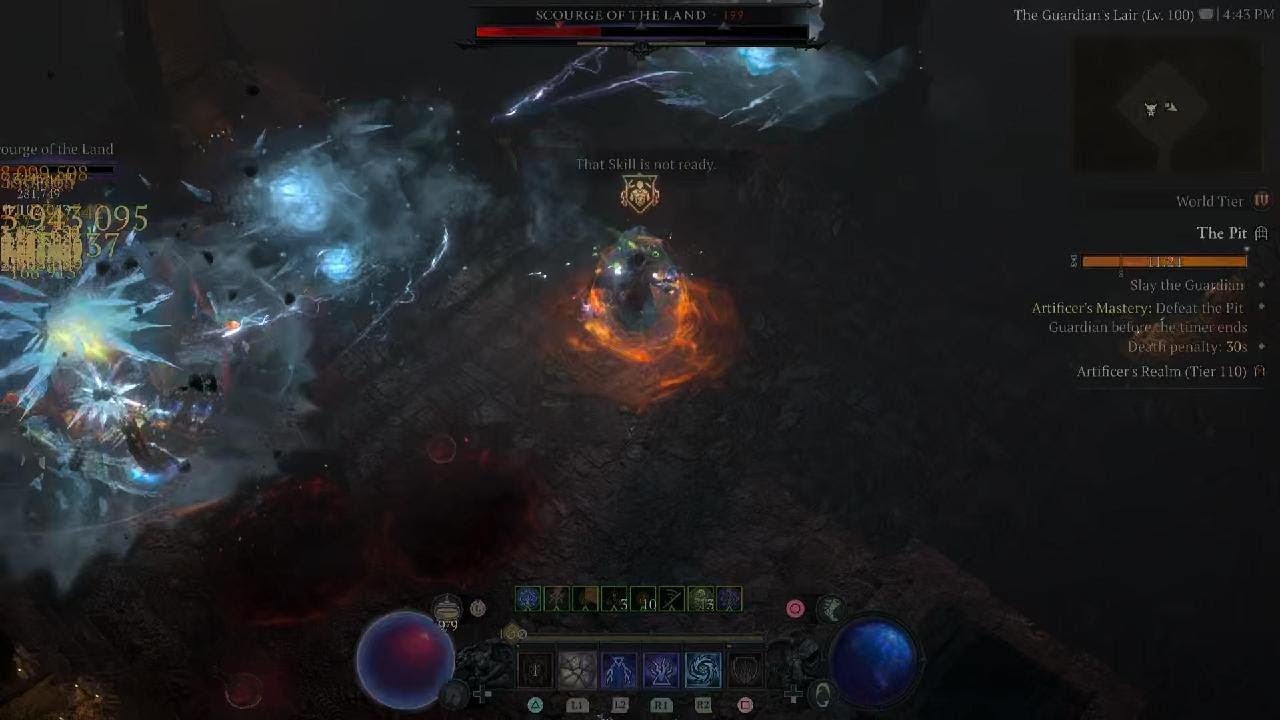 Diablo IV s5 sorc pit110