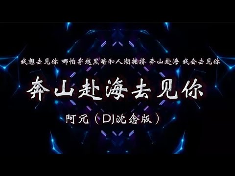 《奔山赴海去见你》阿冗（DJ沈念版） 抖音热歌2021「我想去见你 哪怕穿越黑暗和人潮拥挤 奔山赴海 我会去见你」動態歌詞2021 tiktok#奔山赴海去见你#阿冗#抖音热歌