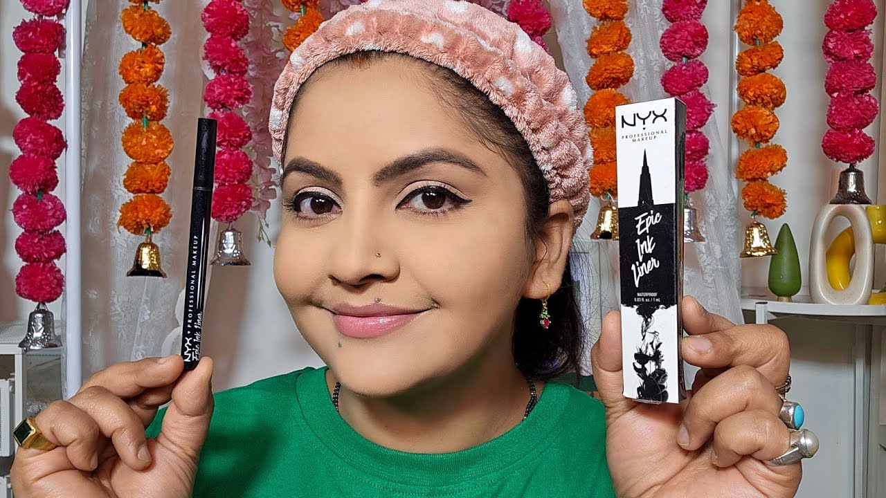 NYX PROFESSIONAL MAKEUP EPIC INK LINER PEN 01 BLACK REVIEW | RARA 