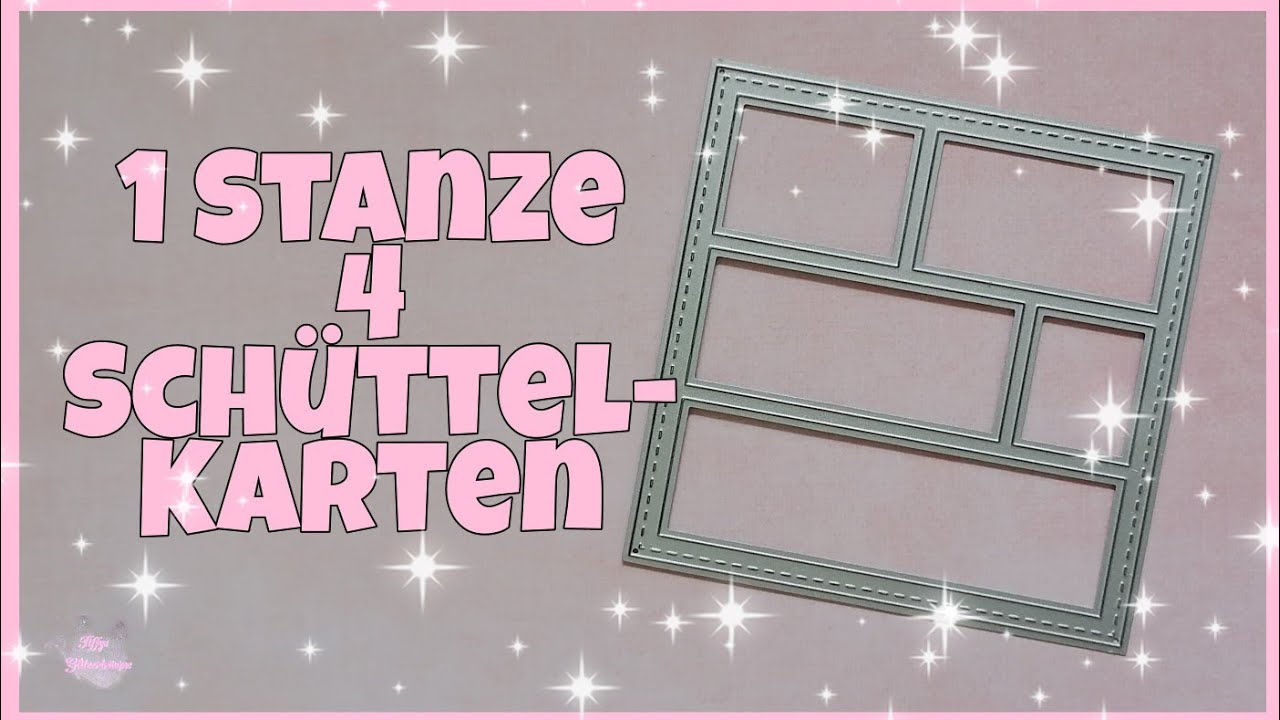 💕 4 Schüttelkarten aus 1 Stanze von Action 💕