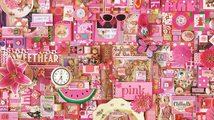 The Rainbow Collection - Behind the Scenes Assembly of seven 1000 piece puzzles