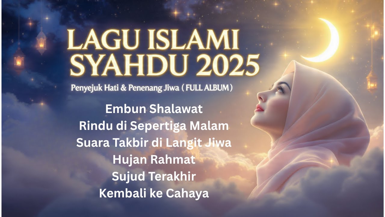 Lagu Islami 2025 – Suara Syahdu Penyejuk Hati & Penenang Jiwa Kumpulan Lagu Religi Terbaru