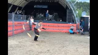 Improv Solstice Fire Hoop