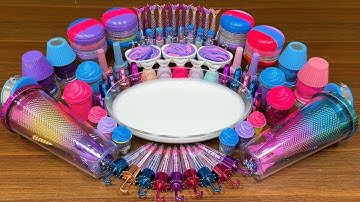 GALAXY MERMAID!!!Mixing random into GLOSSY slime!!!Satisfying Video #168