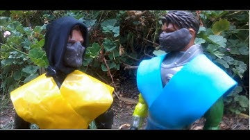 Mortal Kombat Scorpion vs Sub zero Stop motion