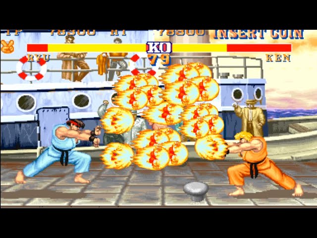 Street Fighter - Street Fighter 2 1994 / RYU Hardest Super Golden