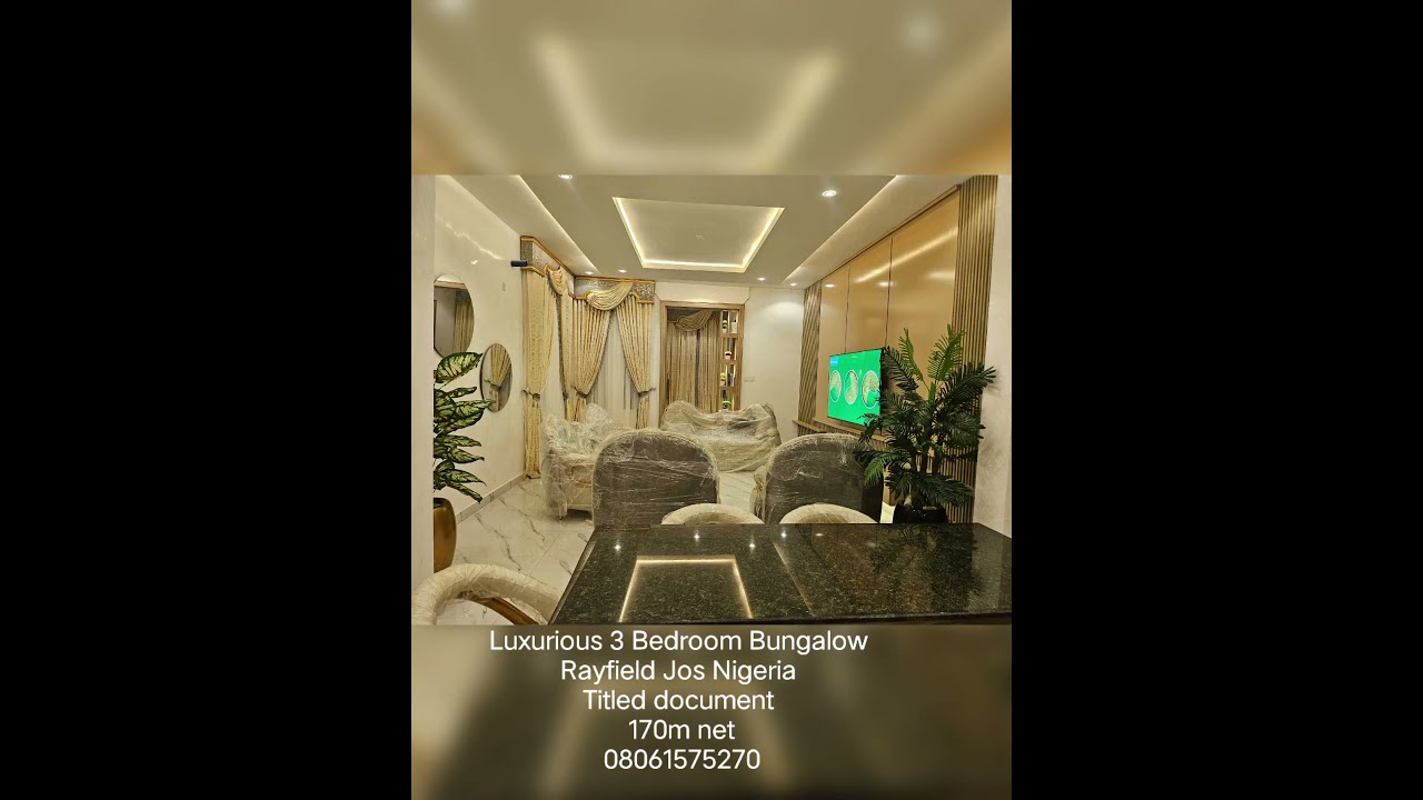 Brand New fully furnished Bungalow in Jos Plateau State Nigeria