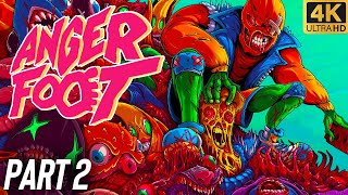 Anger Foot Full Walkthrough 4K | Part 2 | The Pollution Gang & Boss Fight w/ Commentary