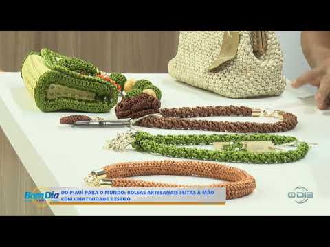 Do Piauí para o mundo: bolsas artesanais feitas à mão com criatividade e estilo