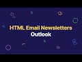 How to Insert and Send HTML Email Newsletters in Outlook
