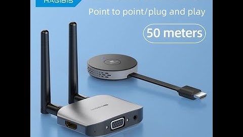HAGIBIS WIRELESS HDMI VIDEO TRANSMITTER RECEIVER EXTENDER DISPLAY TV