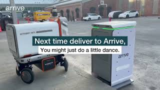 Autonomous robots love delivering to Arrive smart mailboxes