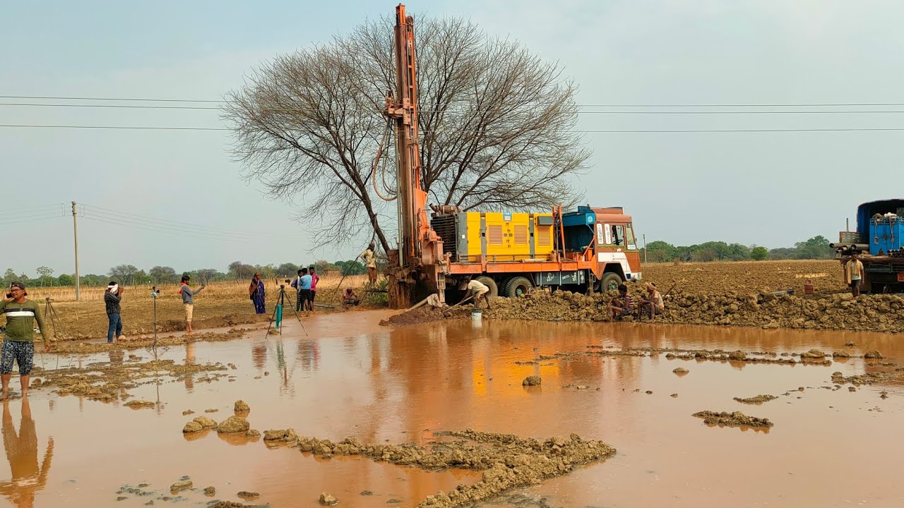 Borewell Drilling 10Hp Motor with Coconut Water checking Methods