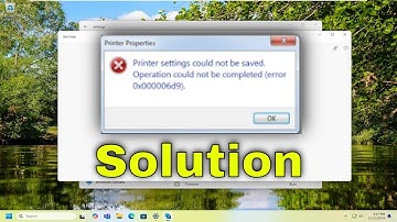 How to Fix Printer Settings Could Not Be Saved Error 0x000006d9 [Solution]