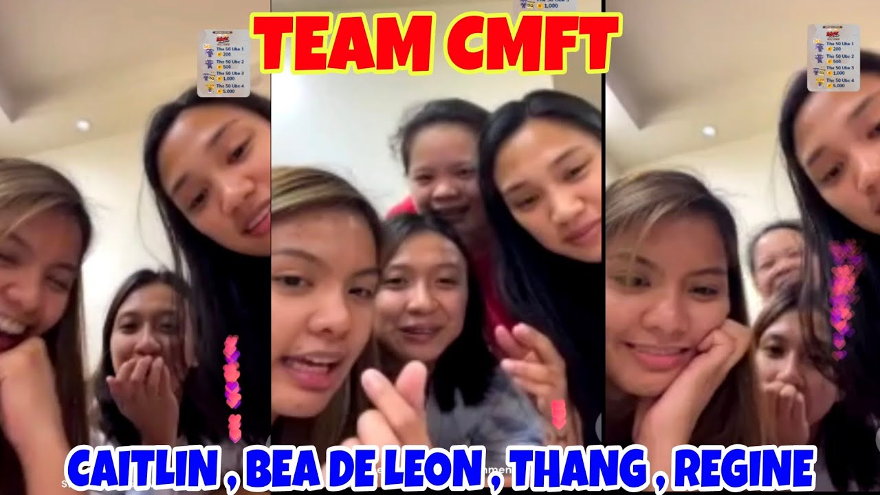 TEAM CMFT❤️! BEA DE LEON , CAITLIN VIRAY , THANG & REGINE AROCHA KUMU LIVE UPDATE | Pt.1