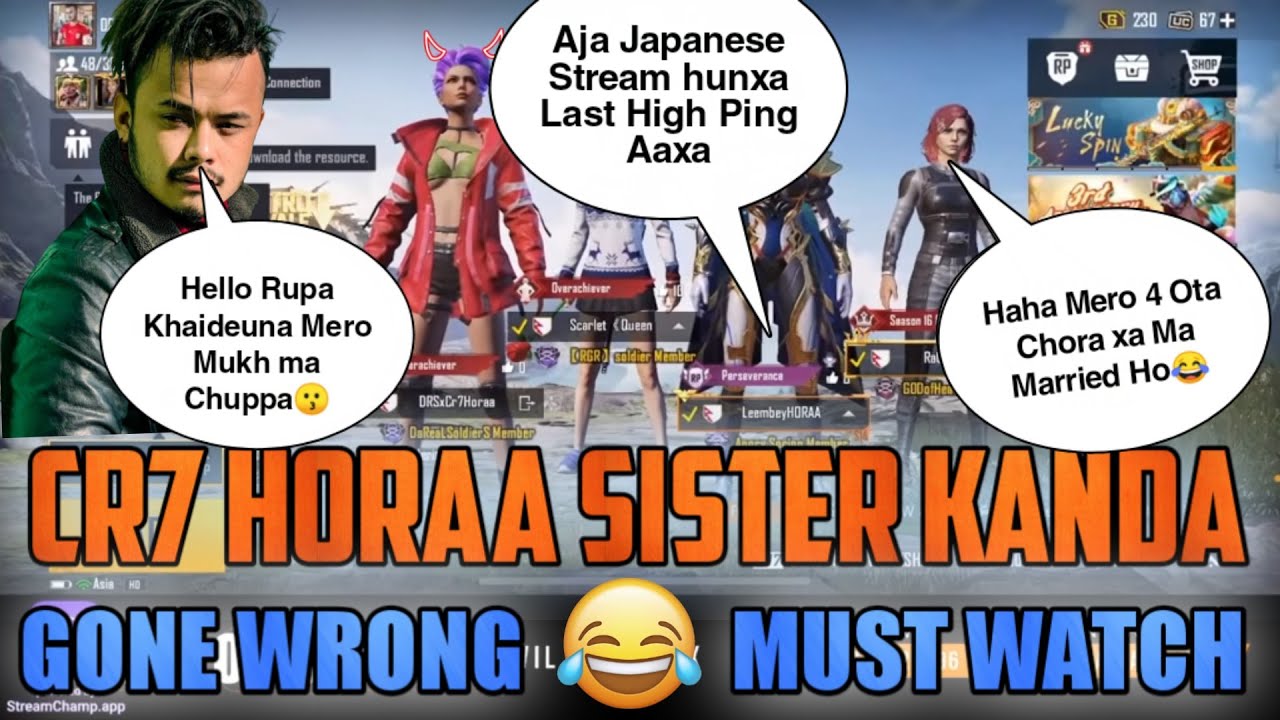 Cr7 Horaa New Sister Kanda 😂Gone Wrong || Cr7 Horaa Funniest Moments 🤩 || AneelYT