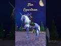 Hollyfrost Unicorn in Star Equestrian!😃☃️ #videogameland #starequestrian #shorts #horsegame