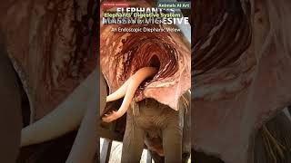 Elephant Digestive System Animation /Animation Anatomy/Animal AI Art