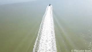 Shallow draft boat running in Texas - El Pescador Boats