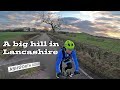 Cycling up Ashworth road - A big hill in Lancashire