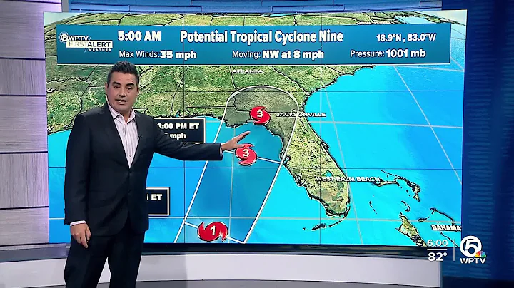 WPTV First Alert Weather tropical forecast, morning of Sept. 24, 2024