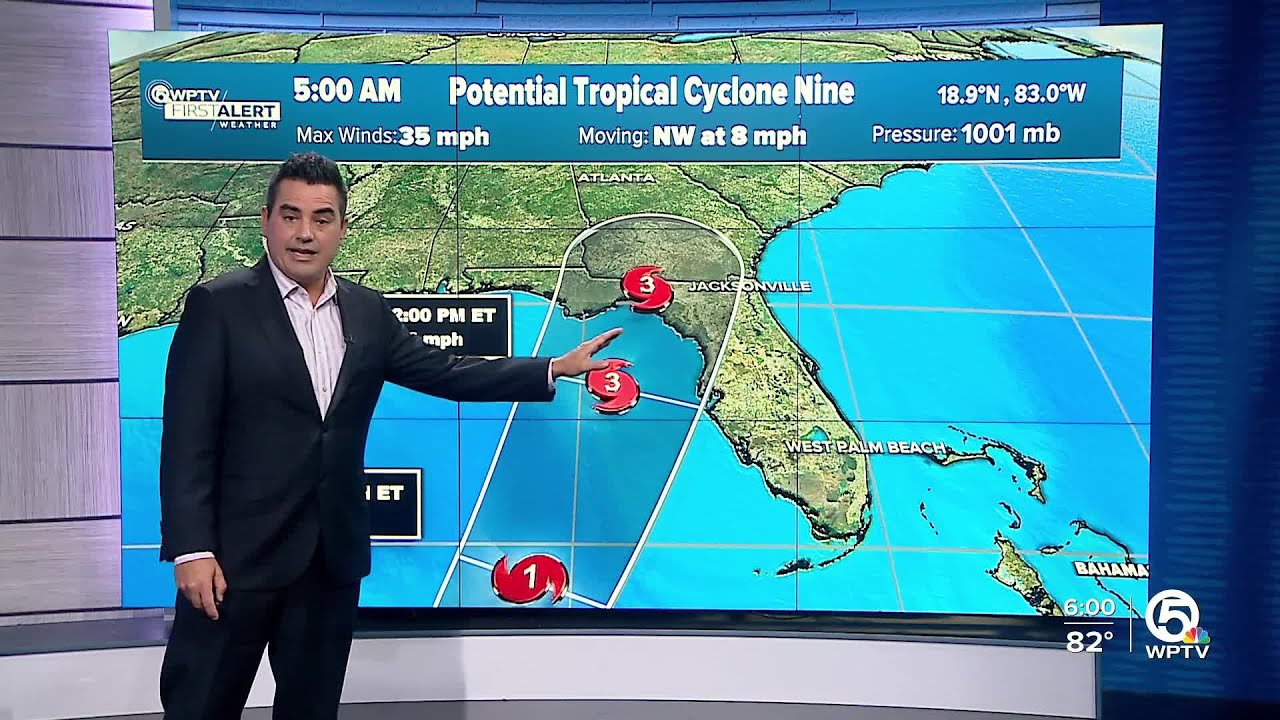 WPTV First Alert Weather tropical forecast, morning of Sept. 24, 2024 ...