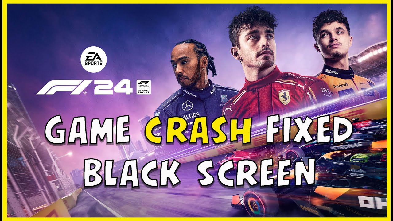 Игра F1 24 не запускается — Исправлен сбой при запуске (проблема с черным экраном)