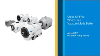Agilent IDP Dry Scroll Pump Family Wealth