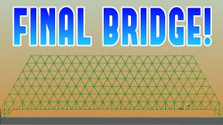 Final Level! 100m Bridge - Poly Bridge Difficult Levels (Poly Bridge Campaign Levels)