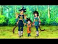 Bardock And Gine Meet Goku