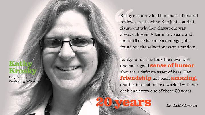 Kathy Krosky: 20 Years of Service