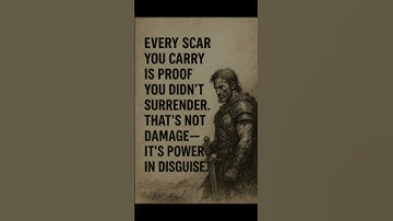 Thumbnail of Every Scar You Carry is Power in Disguise – Life-Changing Quote That Hits Deep