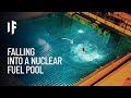 使用済み核燃料プールに落ちた場合はどうなりますか？