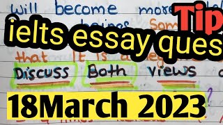 IELTS WRITING TASK 2 | Discuss Both views  essay | how to write discuss both views writing tips