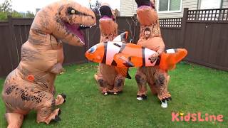 恐竜 兄弟 恐竜ごっこシリーズ まとめ ❤連続再生 ごっこ遊び こうくんねみちゃん Dinosaur brothers topic