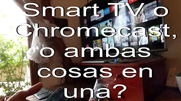 ¿Cómo sé si mi televisor tiene Chromecast integrado?