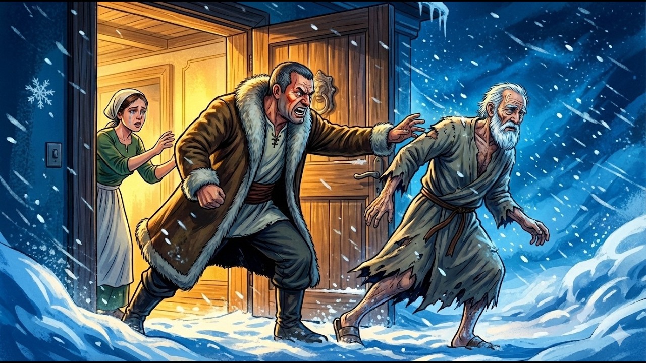 Hızır'ı Kış Günü Kapı Dışarı Eden Kibirli Tüccarın Hazin Sonu... Kibir Bütün Servetini Yıktı Geçti!