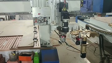 High-end ATC CNC Router Machine with HSD Aggregate and Multi-Functional Drilling unit