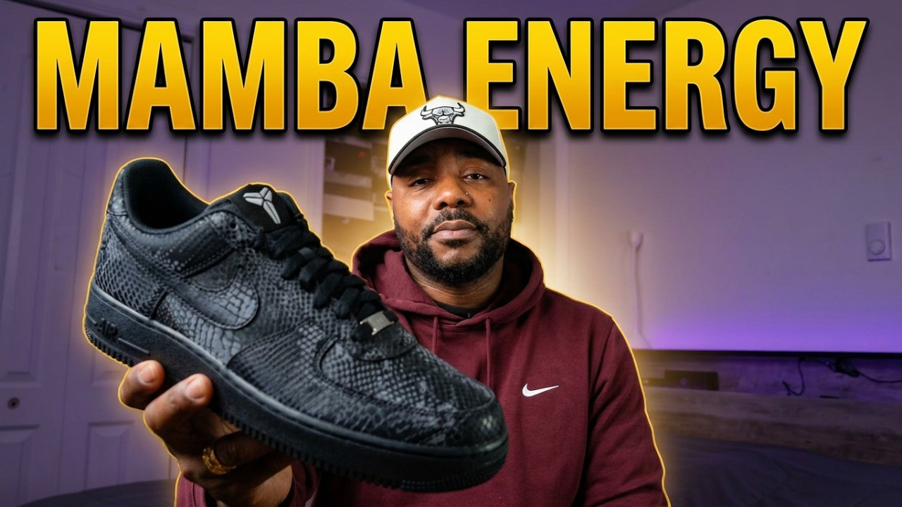 コービー　ブラックマンバ　31cm That Black Mamba ENERGY! Kobe Bryant x Air Force 1 Low 'Mamba