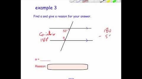 Angles: Parallel Lines - Corbettmaths